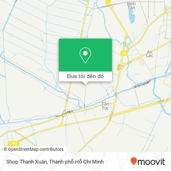 Bản đồ Shop Thanh Xuân, ĐƯỜNG Nguyễn Cửu Phú Huyện Bình Chánh, Thành Phố Hồ Chí Minh