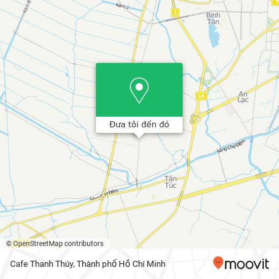 Bản đồ Cafe Thanh Thúy, ĐƯỜNG Nguyễn Cửu Phú Huyện Bình Chánh, Thành Phố Hồ Chí Minh