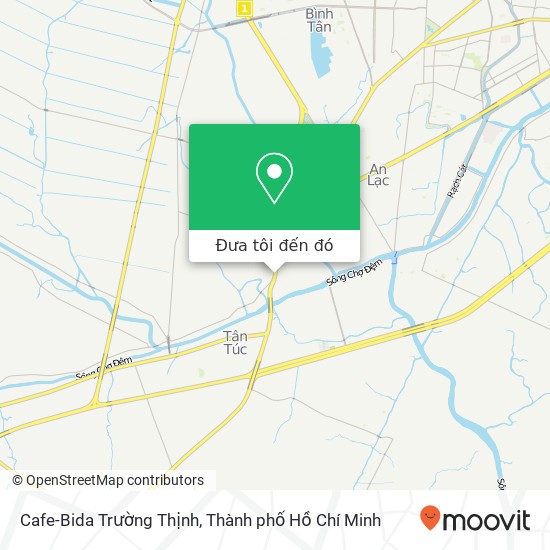 Bản đồ Cafe-Bida Trường Thịnh, 1A Huyện Bình Chánh, Thành Phố Hồ Chí Minh