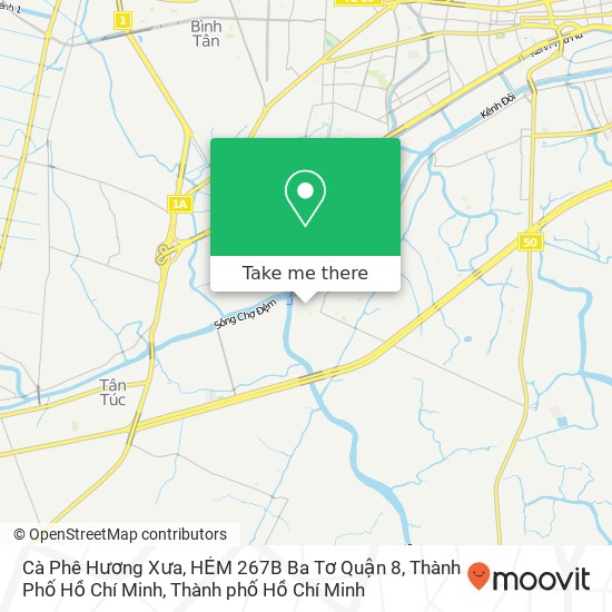 Bản đồ Cà Phê Hương Xưa, HẺM 267B Ba Tơ Quận 8, Thành Phố Hồ Chí Minh