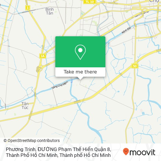 Bản đồ Phương Trinh, ĐƯỜNG Phạm Thế Hiển Quận 8, Thành Phố Hồ Chí Minh