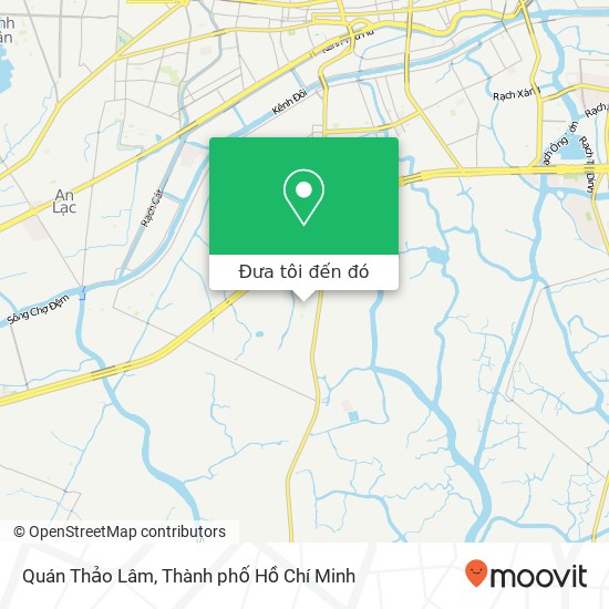 Bản đồ Quán Thảo Lâm, ĐƯỜNG Số 2 Huyện Bình Chánh, Thành Phố Hồ Chí Minh