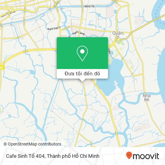 Bản đồ Cafe Sinh Tố 404, 404 Lê Văn Lương Huyện Nhà Bè, Thành Phố Hồ Chí Minh