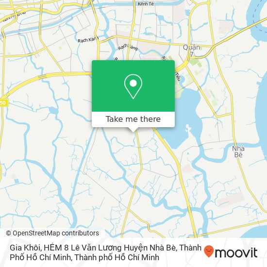 Bản đồ Gia Khôi, HẺM 8 Lê Văn Lương Huyện Nhà Bè, Thành Phố Hồ Chí Minh