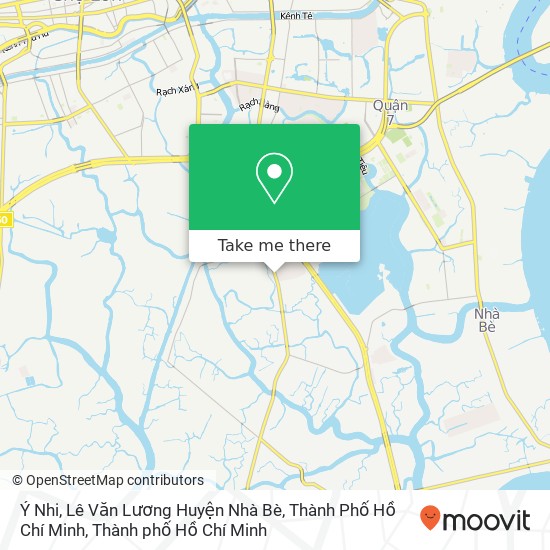 Bản đồ Ý Nhi, Lê Văn Lương Huyện Nhà Bè, Thành Phố Hồ Chí Minh