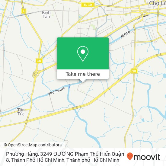 Bản đồ Phương Hằng, 3249 ĐƯỜNG Phạm Thế Hiển Quận 8, Thành Phố Hồ Chí Minh