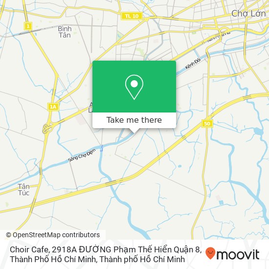 Bản đồ Choir Cafe, 2918A ĐƯỜNG Phạm Thế Hiển Quận 8, Thành Phố Hồ Chí Minh