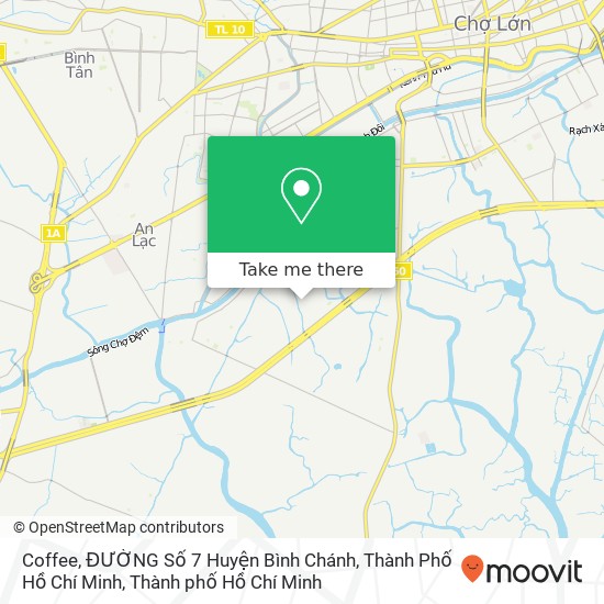 Bản đồ Coffee, ĐƯỜNG Số 7 Huyện Bình Chánh, Thành Phố Hồ Chí Minh
