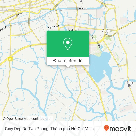 Bản đồ Giày Dép Da Tấn Phong, ĐƯỜNG Đào Sư Tích Huyện Nhà Bè, Thành Phố Hồ Chí Minh