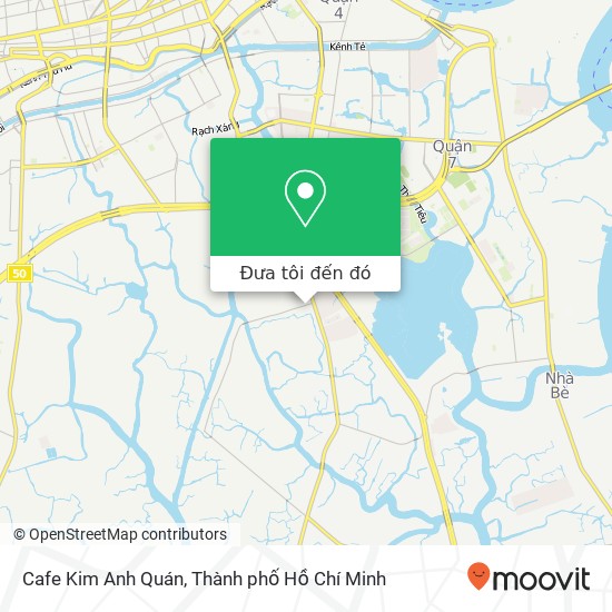 Bản đồ Cafe Kim Anh Quán, ĐƯỜNG Đào Sư Tích Huyện Nhà Bè, Thành Phố Hồ Chí Minh