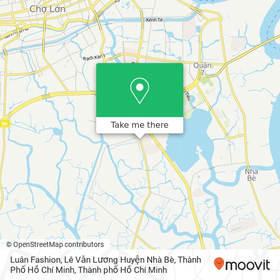 Bản đồ Luân Fashion, Lê Văn Lương Huyện Nhà Bè, Thành Phố Hồ Chí Minh