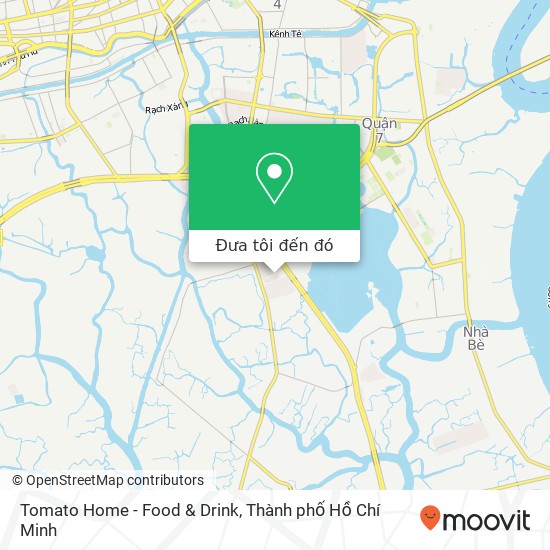 Bản đồ Tomato Home - Food & Drink, Huyện Nhà Bè, Thành Phố Hồ Chí Minh