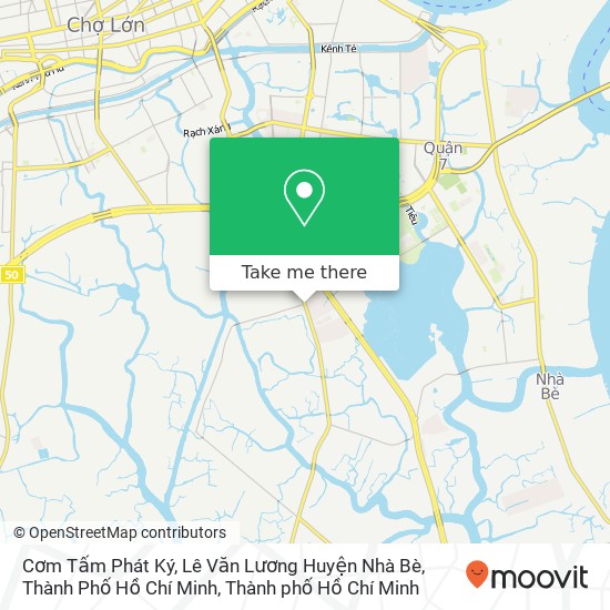 Bản đồ Cơm Tấm Phát Ký, Lê Văn Lương Huyện Nhà Bè, Thành Phố Hồ Chí Minh