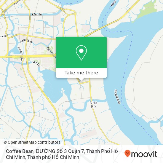 Bản đồ Coffee Bean, ĐƯỜNG Số 3 Quận 7, Thành Phố Hồ Chí Minh