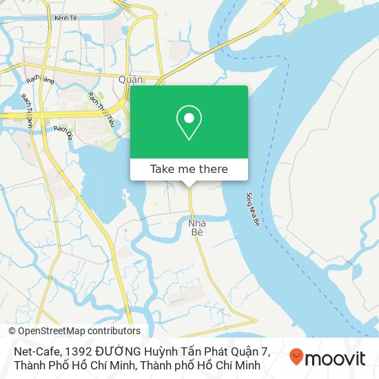 Bản đồ Net-Cafe, 1392 ĐƯỜNG Huỳnh Tấn Phát Quận 7, Thành Phố Hồ Chí Minh