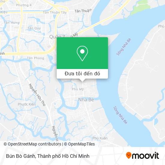 Bản đồ Bún Bò Gánh