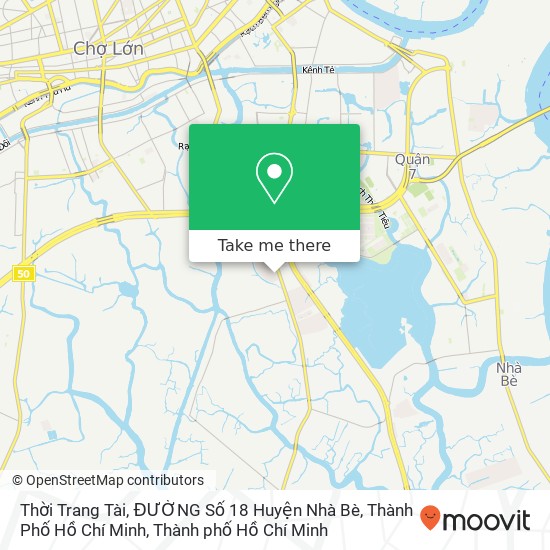 Bản đồ Thời Trang Tài, ĐƯỜNG Số 18 Huyện Nhà Bè, Thành Phố Hồ Chí Minh