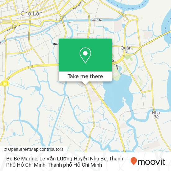 Bản đồ Bé Bé Marine, Lê Văn Lương Huyện Nhà Bè, Thành Phố Hồ Chí Minh