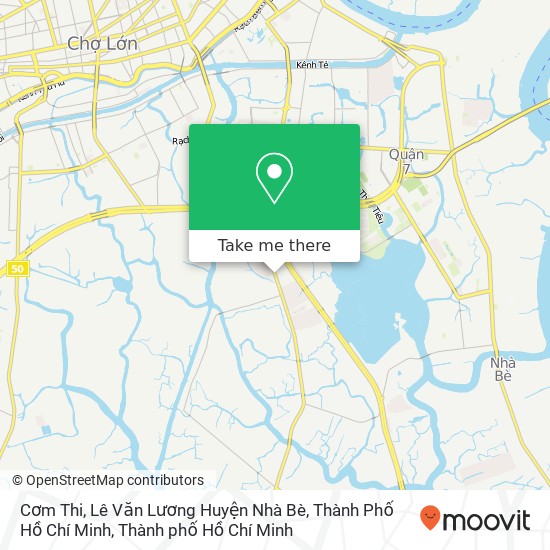 Bản đồ Cơm Thi, Lê Văn Lương Huyện Nhà Bè, Thành Phố Hồ Chí Minh