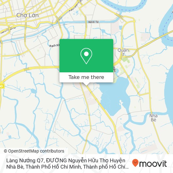 Bản đồ Làng Nướng Q7, ĐƯỜNG Nguyễn Hữu Thọ Huyện Nhà Bè, Thành Phố Hồ Chí Minh