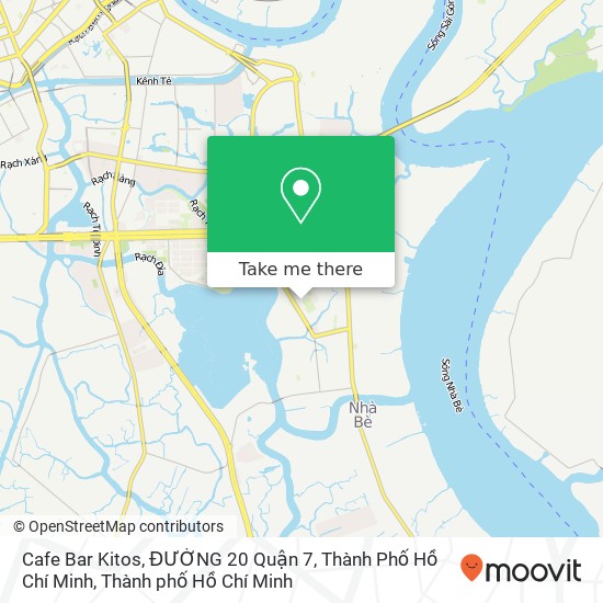 Bản đồ Cafe Bar Kitos, ĐƯỜNG 20 Quận 7, Thành Phố Hồ Chí Minh