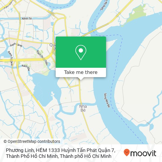 Bản đồ Phương Linh, HẺM 1333 Huỳnh Tấn Phát Quận 7, Thành Phố Hồ Chí Minh