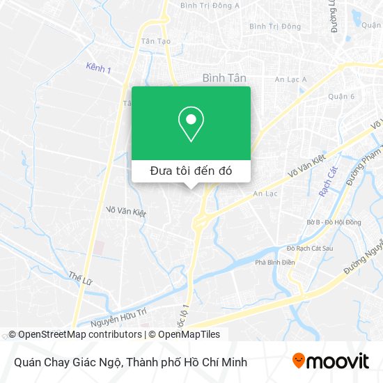 Bản đồ Quán Chay Giác Ngộ
