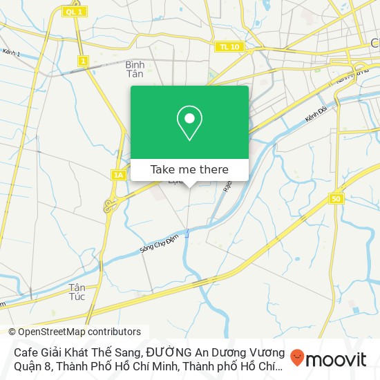Bản đồ Cafe Giải Khát Thế Sang, ĐƯỜNG An Dương Vương Quận 8, Thành Phố Hồ Chí Minh