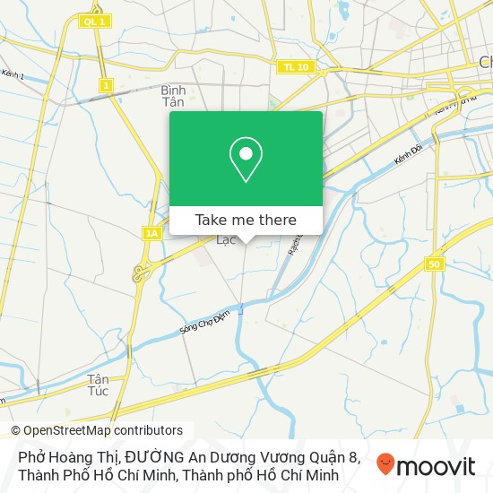 Bản đồ Phở Hoàng Thị, ĐƯỜNG An Dương Vương Quận 8, Thành Phố Hồ Chí Minh