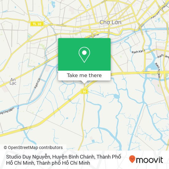 Bản đồ Studio Duy Nguyễn, Huyện Bình Chánh, Thành Phố Hồ Chí Minh