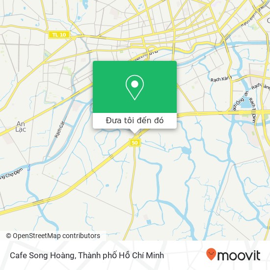 Bản đồ Cafe Song Hoàng, 50 Huyện Bình Chánh, Thành Phố Hồ Chí Minh