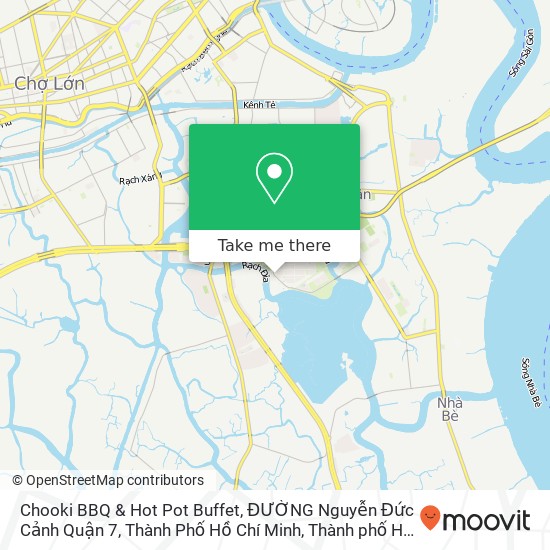 Bản đồ Chooki BBQ & Hot Pot Buffet, ĐƯỜNG Nguyễn Đức Cảnh Quận 7, Thành Phố Hồ Chí Minh