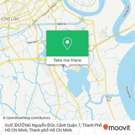Bản đồ Golf, ĐƯỜNG Nguyễn Đức Cảnh Quận 7, Thành Phố Hồ Chí Minh