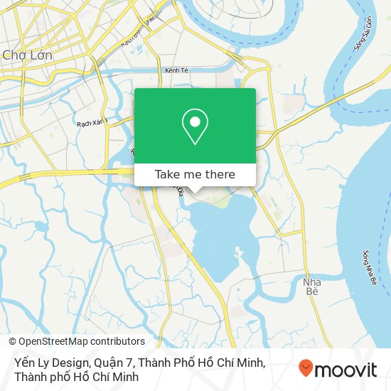Bản đồ Yến Ly Design, Quận 7, Thành Phố Hồ Chí Minh
