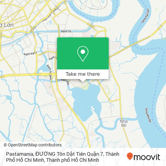 Bản đồ Pastamania, ĐƯỜNG Tôn Dật Tiên Quận 7, Thành Phố Hồ Chí Minh
