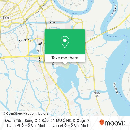 Bản đồ Điểm Tâm Sáng Gió Bắc, 21 ĐƯỜNG O Quận 7, Thành Phố Hồ Chí Minh