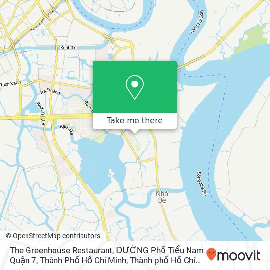 Bản đồ The Greenhouse Restaurant, ĐƯỜNG Phố Tiểu Nam Quận 7, Thành Phố Hồ Chí Minh