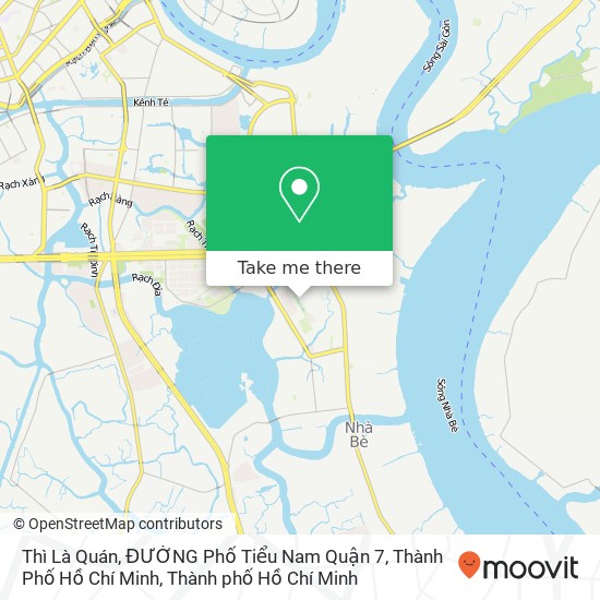 Bản đồ Thì Là Quán, ĐƯỜNG Phố Tiểu Nam Quận 7, Thành Phố Hồ Chí Minh