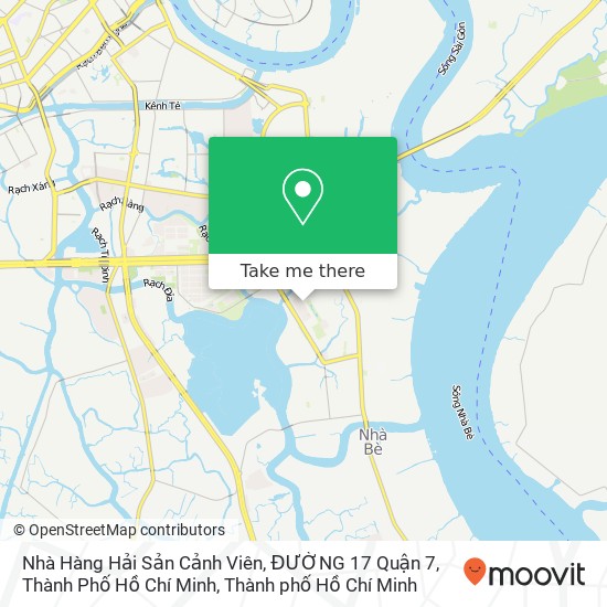 Bản đồ Nhà Hàng Hải Sản Cảnh Viên, ĐƯỜNG 17 Quận 7, Thành Phố Hồ Chí Minh