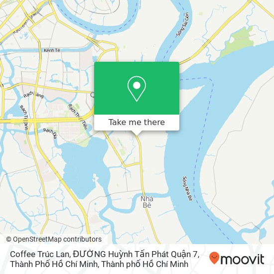 Bản đồ Coffee Trúc Lan, ĐƯỜNG Huỳnh Tấn Phát Quận 7, Thành Phố Hồ Chí Minh