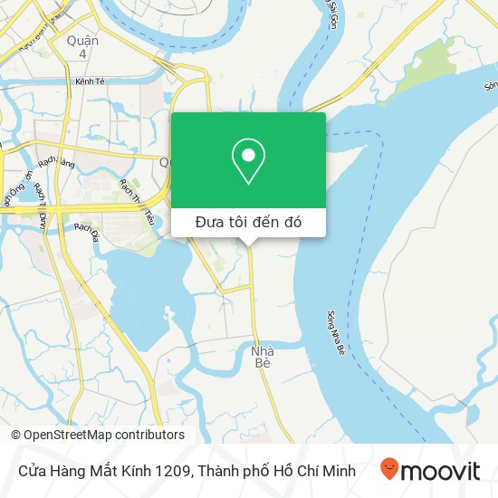 Bản đồ Cửa Hàng Mắt Kính 1209, 1209 ĐƯỜNG Huỳnh Tấn Phát Quận 7, Thành Phố Hồ Chí Minh