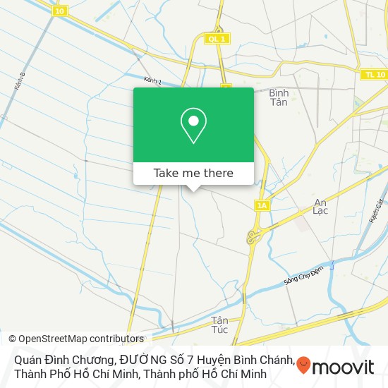 Bản đồ Quán Đình Chương, ĐƯỜNG Số 7 Huyện Bình Chánh, Thành Phố Hồ Chí Minh