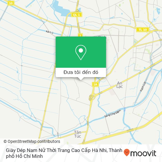 Bản đồ Giày Dép Nam Nữ Thời Trang Cao Cấp Hà Nhi, ĐƯỜNG Trần Đại Nghĩa Quận Bình Tân, Thành Phố Hồ Chí Minh