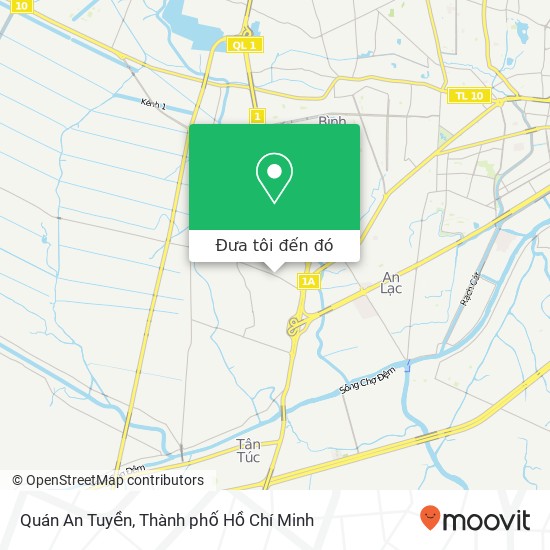 Bản đồ Quán An Tuyền, ĐƯỜNG Trần Đại Nghĩa Quận Bình Tân, Thành Phố Hồ Chí Minh