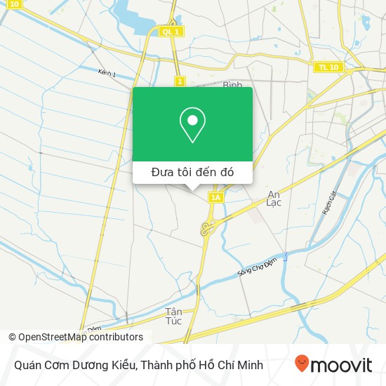 Bản đồ Quán Cơm Dương Kiều, 86 ĐƯỜNG Trần Đại Nghĩa Quận Bình Tân, Thành Phố Hồ Chí Minh