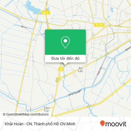 Bản đồ Khải Hoàn - CN, 801 ĐƯỜNG Kinh Dương Vương Quận Bình Tân, Thành Phố Hồ Chí Minh