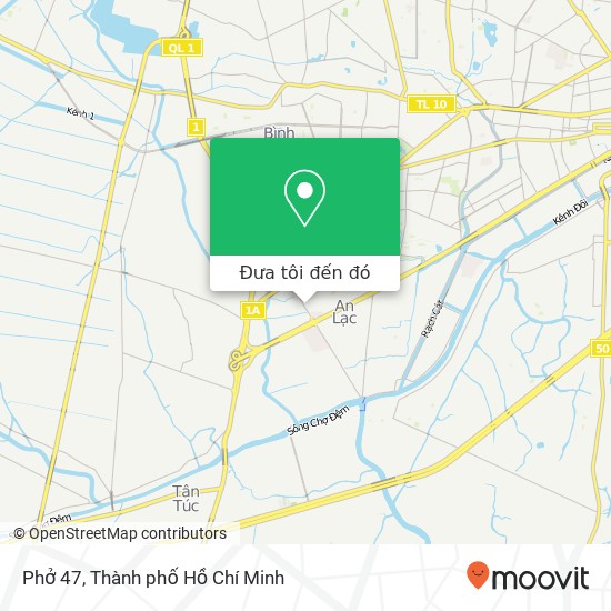 Bản đồ Phở 47, 348 ĐƯỜNG Hồ Học Lãm Quận Bình Tân, Thành Phố Hồ Chí Minh