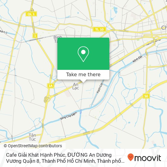 Bản đồ Cafe Giải Khát Hạnh Phúc, ĐƯỜNG An Dương Vương Quận 8, Thành Phố Hồ Chí Minh