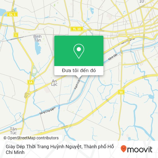 Bản đồ Giày Dép Thời Trang Huỳnh Nguyệt, ĐƯỜNG Phú Định Quận 8, Thành Phố Hồ Chí Minh