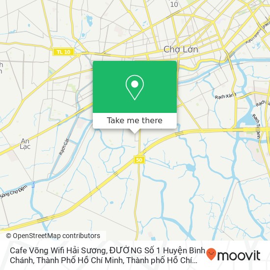 Bản đồ Cafe Võng Wifi Hải Sương, ĐƯỜNG Số 1 Huyện Bình Chánh, Thành Phố Hồ Chí Minh